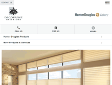 Tablet Screenshot of decorativeinteriors.net